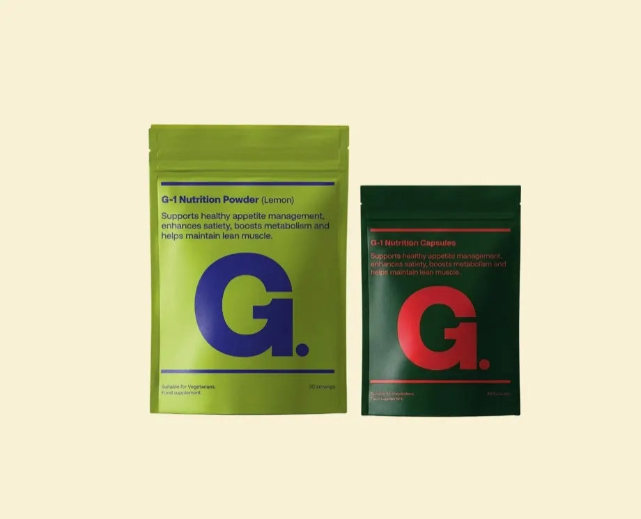 G-1 Daily Support Bundle: Powder and Capsules packs